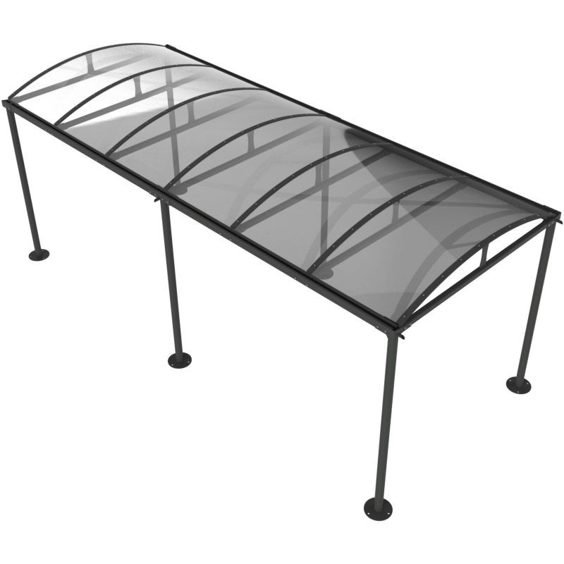 Garage à vélo allongé en métal OZ