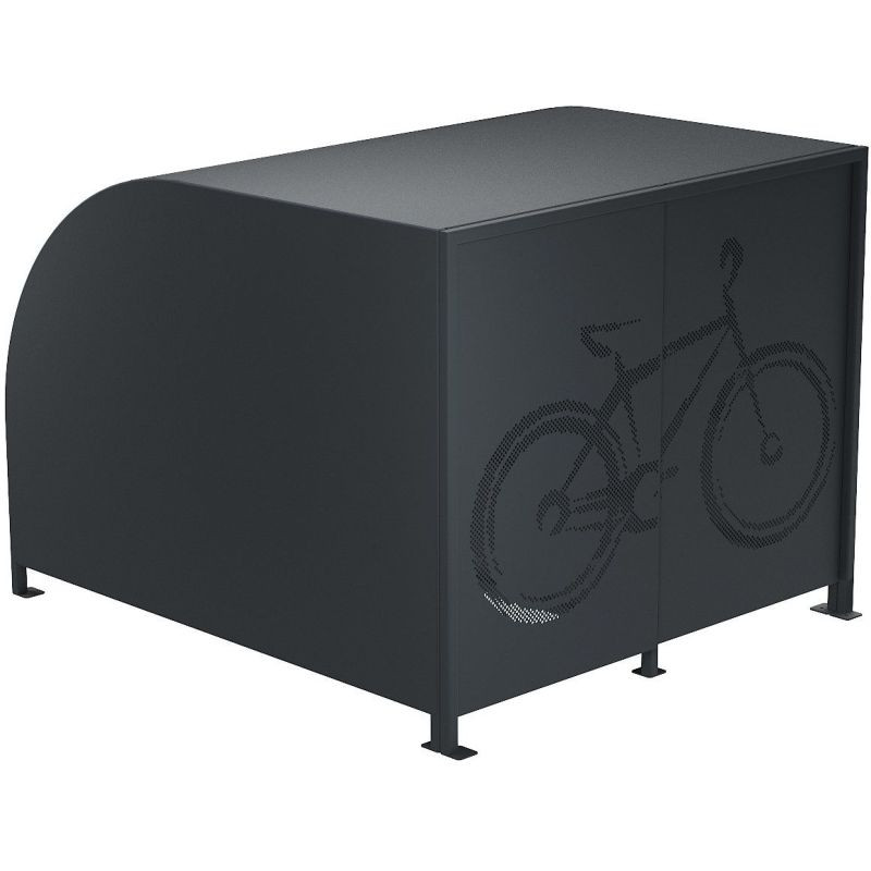 Coffre à vélo en métal Garia