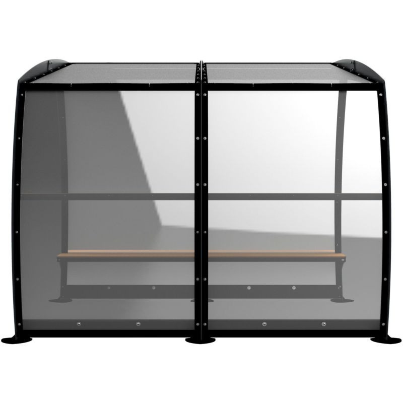 Abri en acier Gouty pour voyageurs