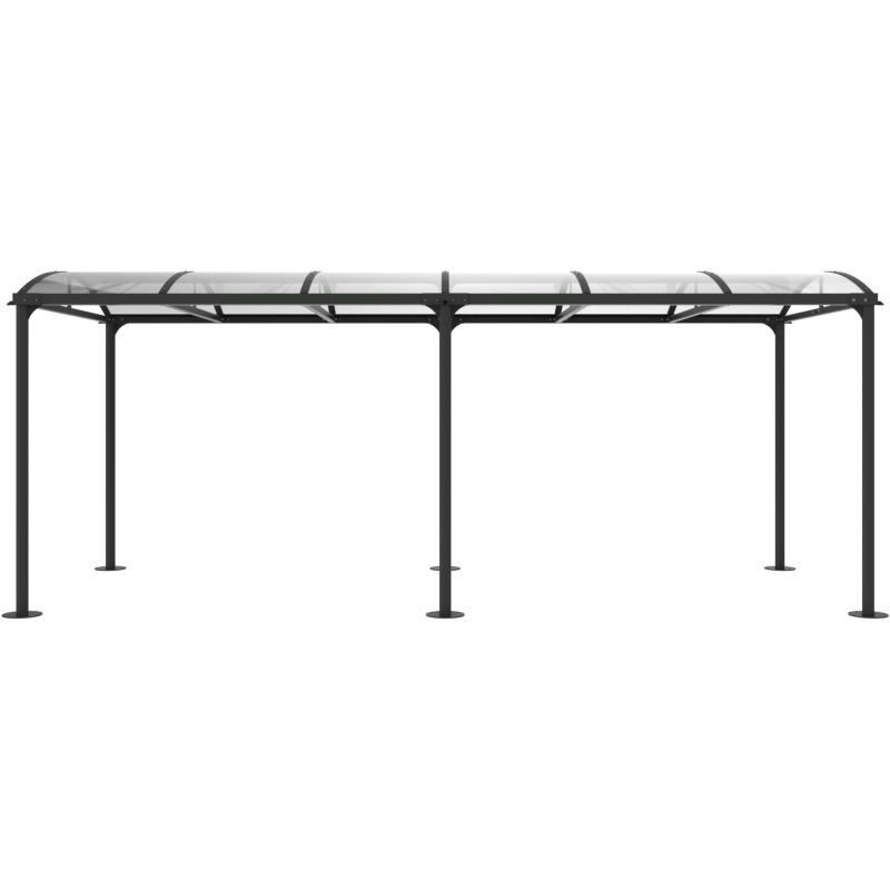 Garage à vélo allongé en métal OZ