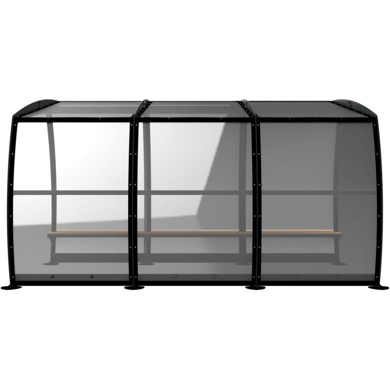 Abri en acier Gouty pour voyageurs