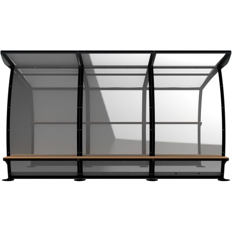 Abri en acier Gouty pour voyageurs