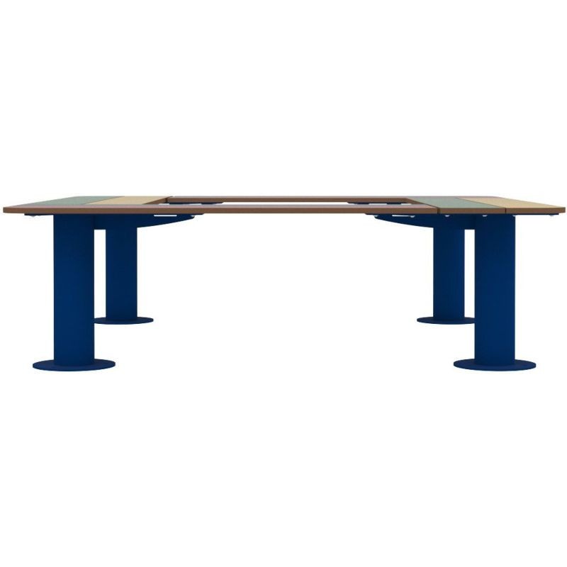 Assise carrée multicolore Ninou