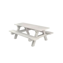 Table de pique nique en béton pied en "A" - Rubus