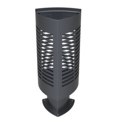 Poubelle de ville en acier Fabregas Scuderia 60 litres