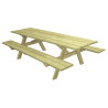 Table pique nique en pin Munich