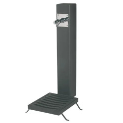 Fontaine Fabregas Galdana avec structure acier et robinet en fonte