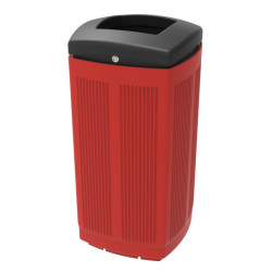Poubelle en polyéthylène recyclable Toscana 60 litres