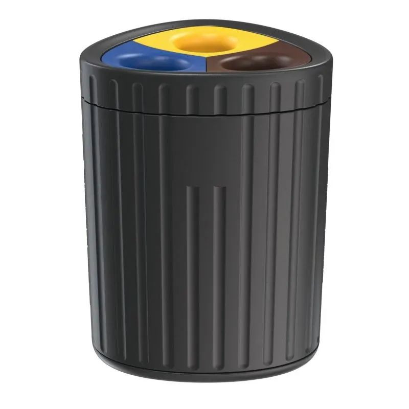 Poubelle de recyclable 3 compartiments 60 litres Fabregas Roma