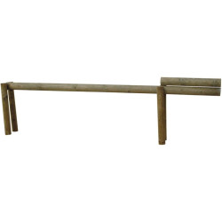 Barrière de maîtrise d'accès en bois levante ou fixe Turin