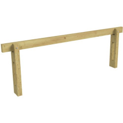 Barrière de maîtrise d'accès en bois fixe Turin