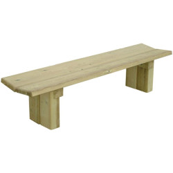 Banc avec ou sans dossier Lille en bois