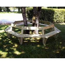 Banc tour d'arbre Turin