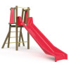 Toboggan hauteur 110 cm pour aire de jeux - Loisirs Aménagements