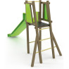 Toboggan hauteur 130 cm pour aire de jeux - Loisirs Aménagements