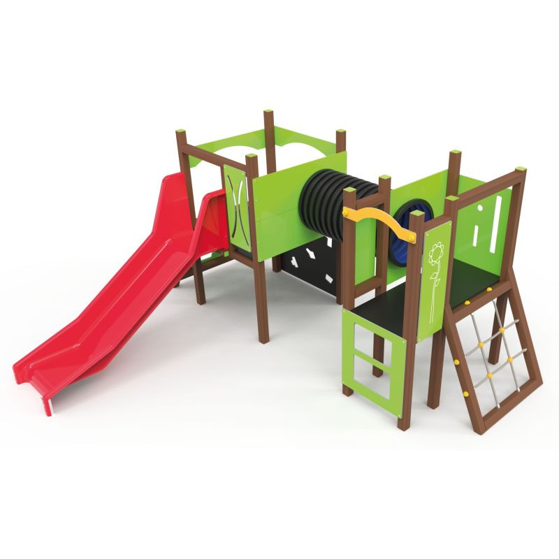 Structure pour aire de jeux Papyrus Alu - Loisirs Aménagements