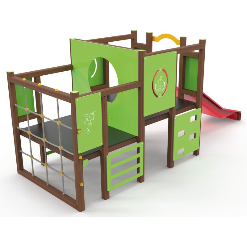 Structure à grimper d'extérieur Corsaire Alu - Loisirs Aménagements