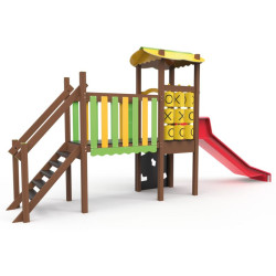 Structure de jeux Bouton d'Or Bambin Alu