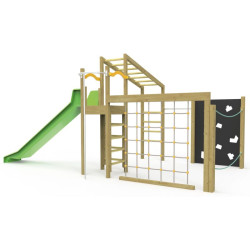Structure de jeux Pago Pago Glissière