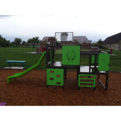 Structure à grimper d'extérieur Corsaire Alu - Loisirs Aménagements