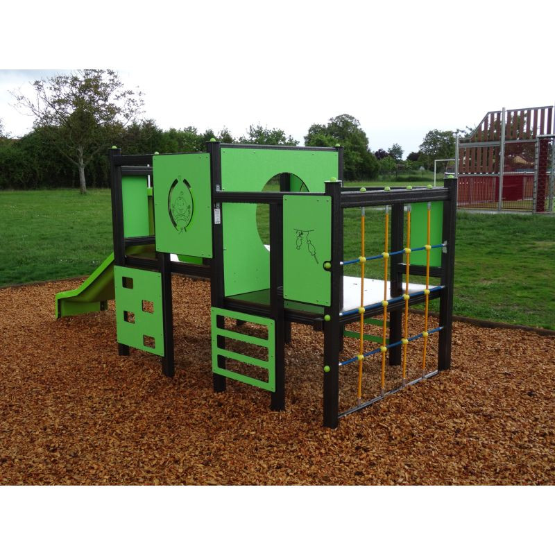 Structure à grimper d'extérieur Corsaire Alu - Loisirs Aménagements