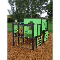 Structure à grimper d'extérieur Corsaire Alu - Loisirs Aménagements