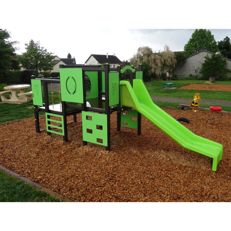 Structure à grimper d'extérieur Corsaire Alu - Loisirs Aménagements