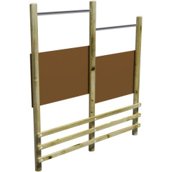 Espalier double pour parcours de santé - Loisirs Aménagements