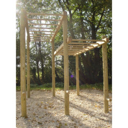 Echelles de suspension pour parcours sportif