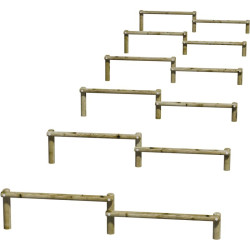 Parcours de sauts pour parcours sportif