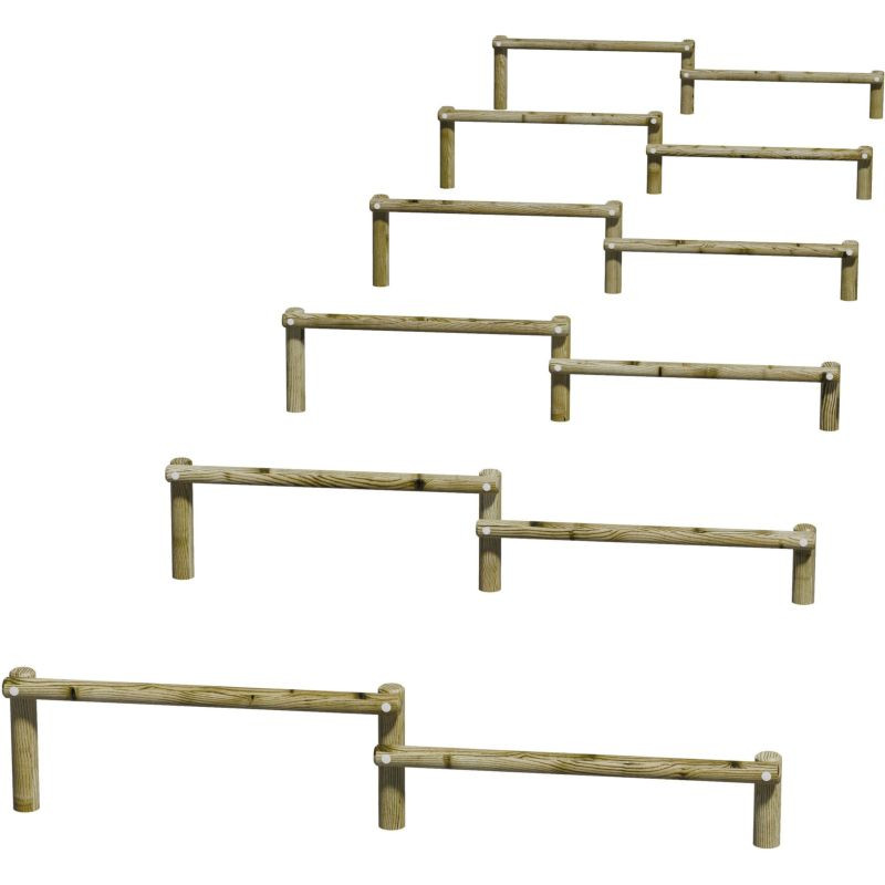 Parcours de sauts pour parcours de santé - Loisirs Aménagements