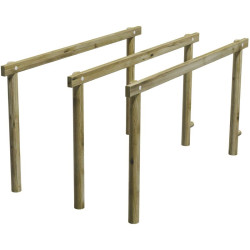 Barres parallèles pour parcours sportif