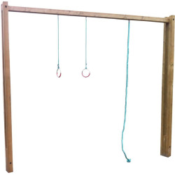 Portique 2 agrés pour parcours sportif