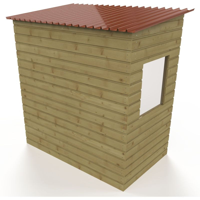 Abri bus bois avec ou sans fenêtre Turin Loisirs Aménagement