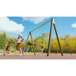 Balançoire 2 enfants - 3 à 12 ans - Loisirs Aménagements