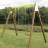 Balançoire 2 enfants - 3 à 12 ans - Loisirs Aménagements