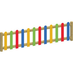 Clôture d'aire de jeux en compact - Modules de 250 cm