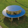 Table pique nique ronde pour enfants Ourson - Loisirs Aménagements