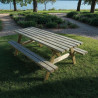 Table pique nique en pin Fougère - Longueur 150 ou 200 cm