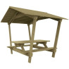 Table pique nique couverte accessible PMR - Castor