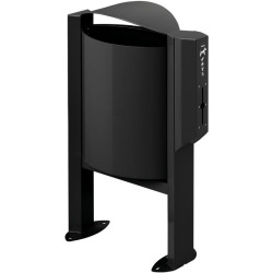 Poubelle + distributeur de sacs à déjections canines - Arkea Canin