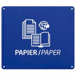 Plaque signalétique de tri sélectif murale - Collec