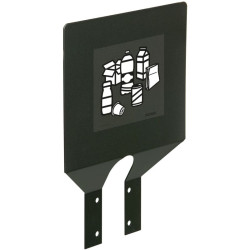 Plaque signalétique tri sélectif pour support sac Rossignol