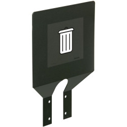 Plaque signalétique tri sélectif pour support sac Rossignol