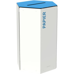 Poubelle hexagonale de tri sélectif Rossignol Hexatri