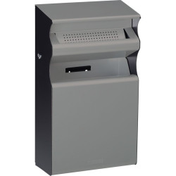 Cendrier mural 2L avec corbeille 15L - Kopa