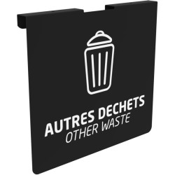 Plaque signalétique de tri pour support sac Tubag