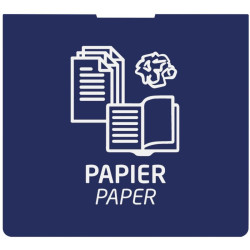 Plaque signalétique de tri pour support sac Tubag