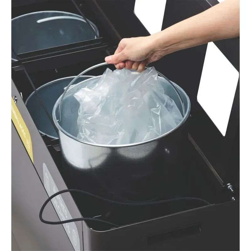 Meuble de tri sélectif sur roues 2 ou 3 flux Rossignol Trimouv