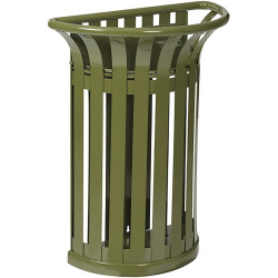 Poubelle de ville sur poteau - Tulipe